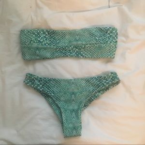 Snakeskin swimsuit